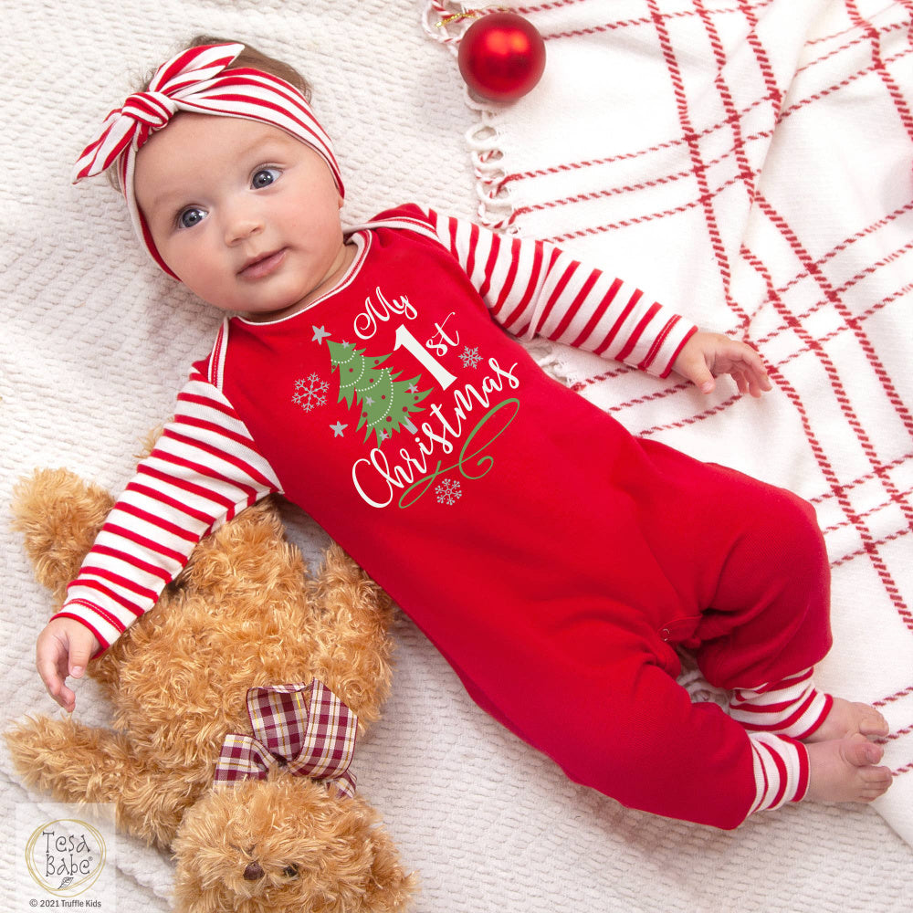 Baby's "My 1st Christmas" Romper