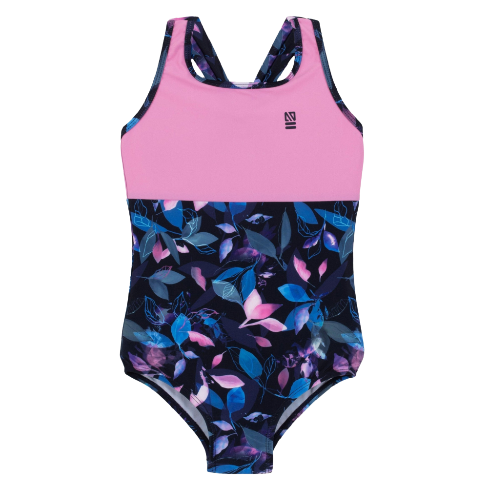 Nano Swimwear One Piece Tropical with Pink Top - Battleford Boutique
