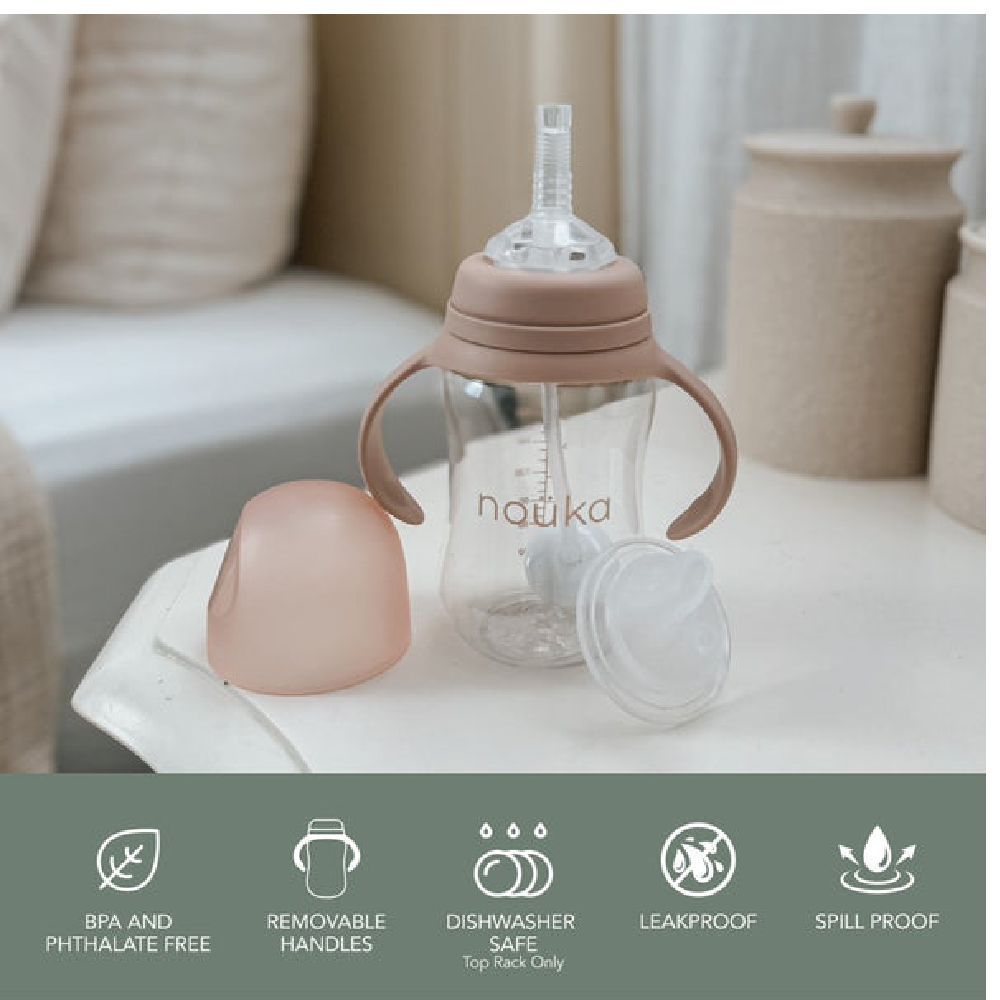 Nouka Transitional Weighted Sippy Cup/Straw