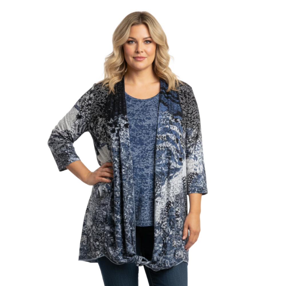 Papa Fashions Top - Tank with Lace Jacket