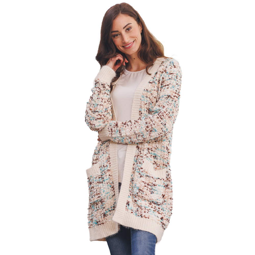 Papillon Multicolor Popcorn Cardigan