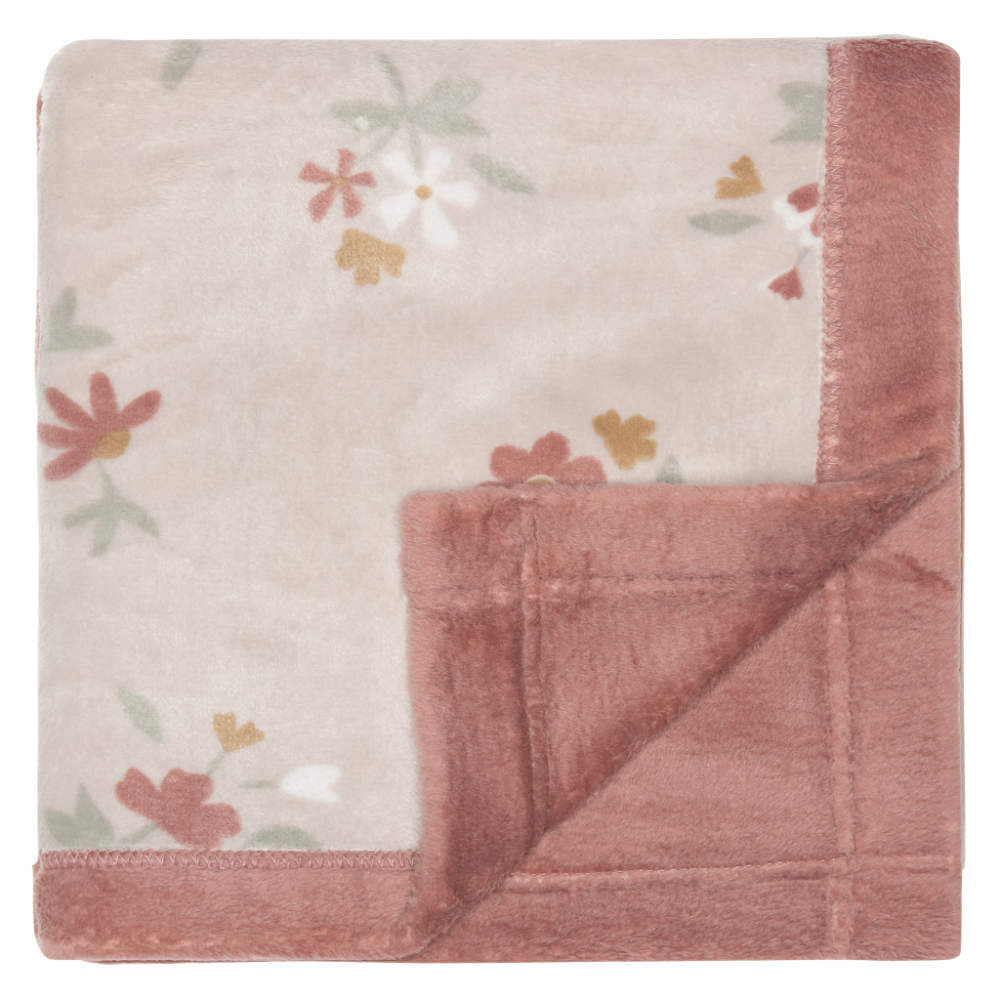 Perlimpinpin Plush Blanket - Floral