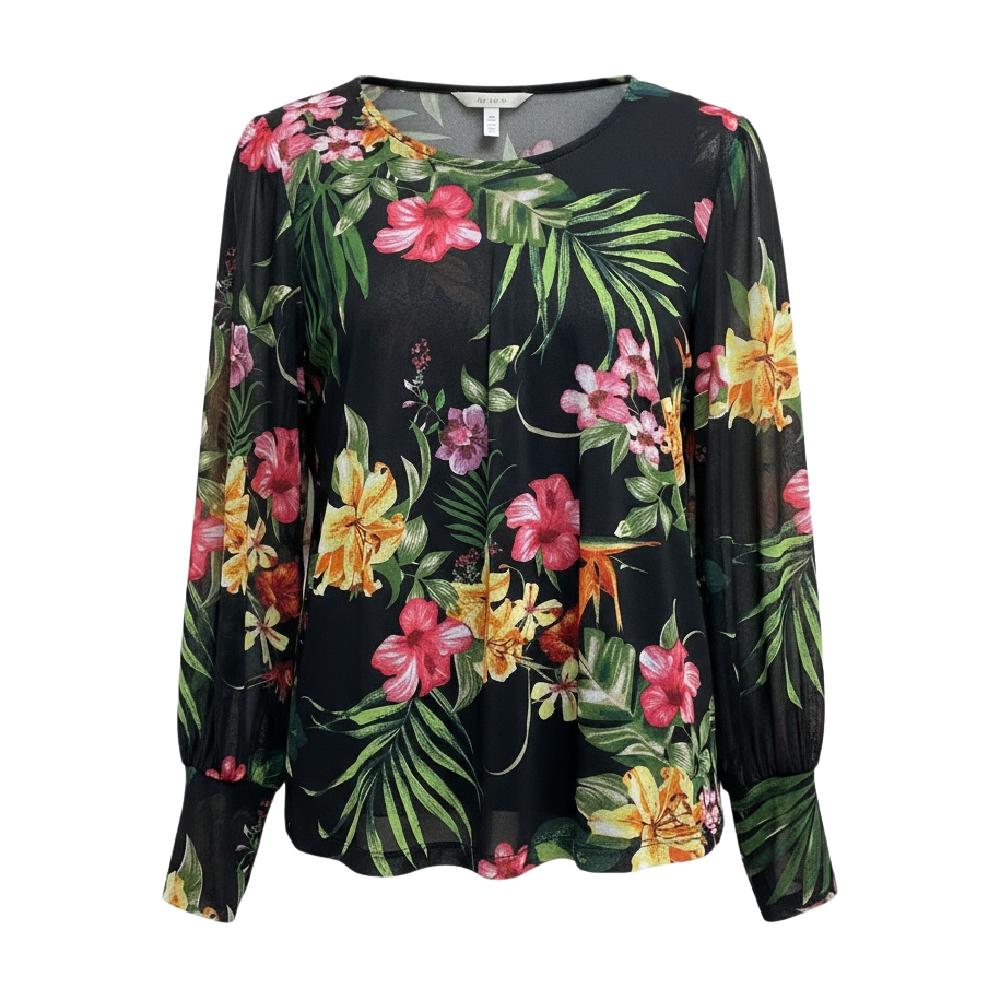 Rodan - Floral Mesh Top