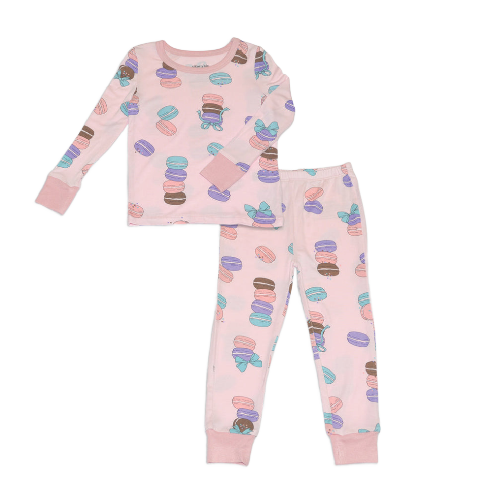 Silkberry PJ Set - Macaron Party Print