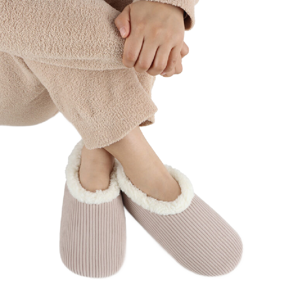 Snoozies Warm & Cozy Corduroy Slippers