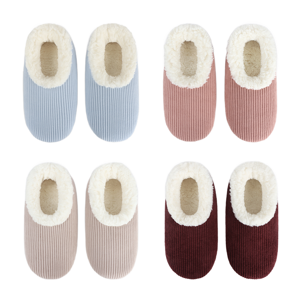 Snoozies Warm & Cozy Corduroy Slippers