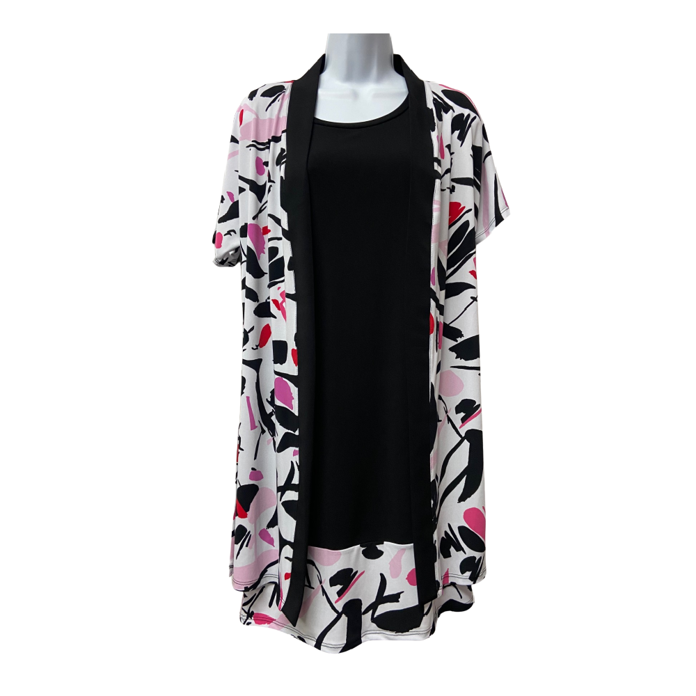 Softworks Dress with White Jacket - Battleford Boutique