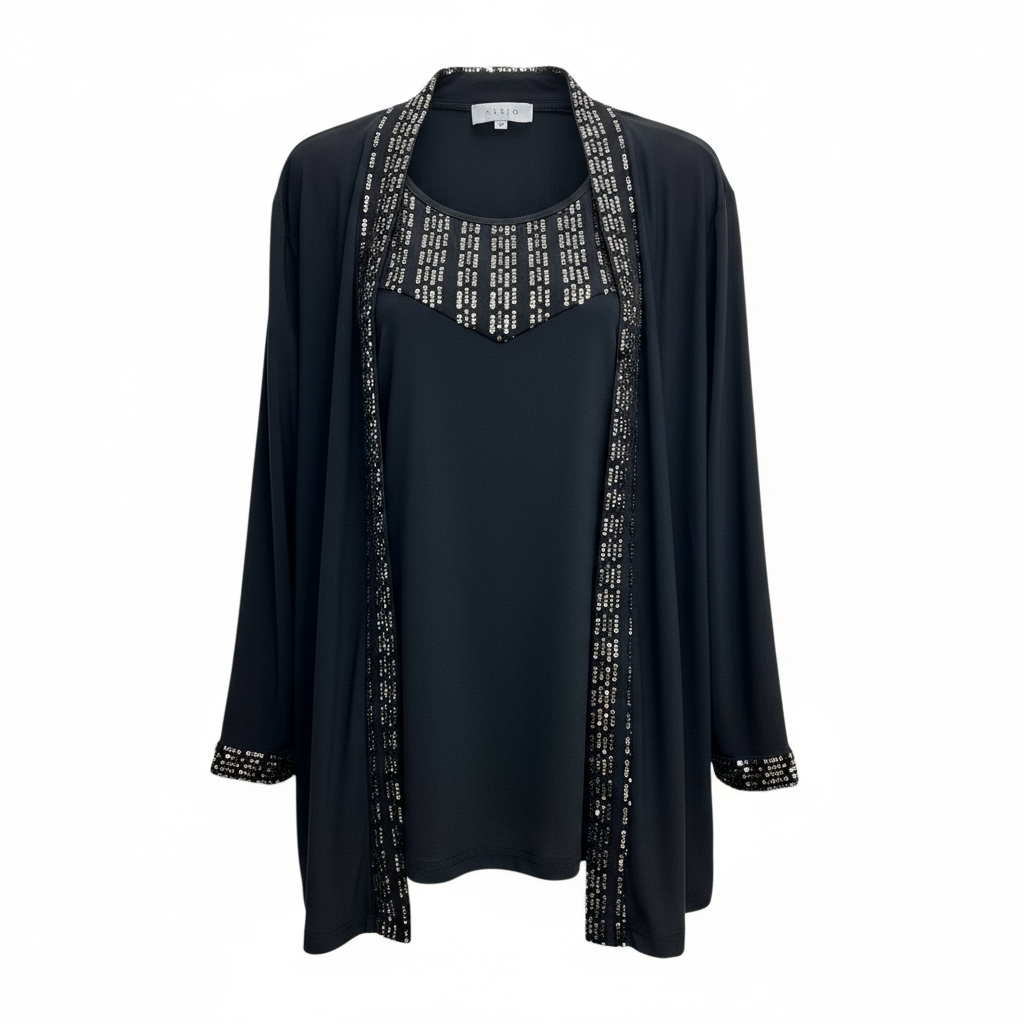Nu Look - (2PC Set) Black/Gold