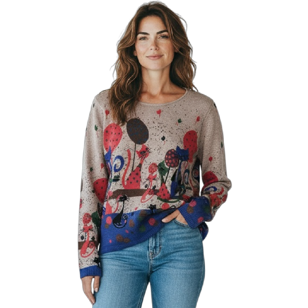 Colorful Cats Sweater