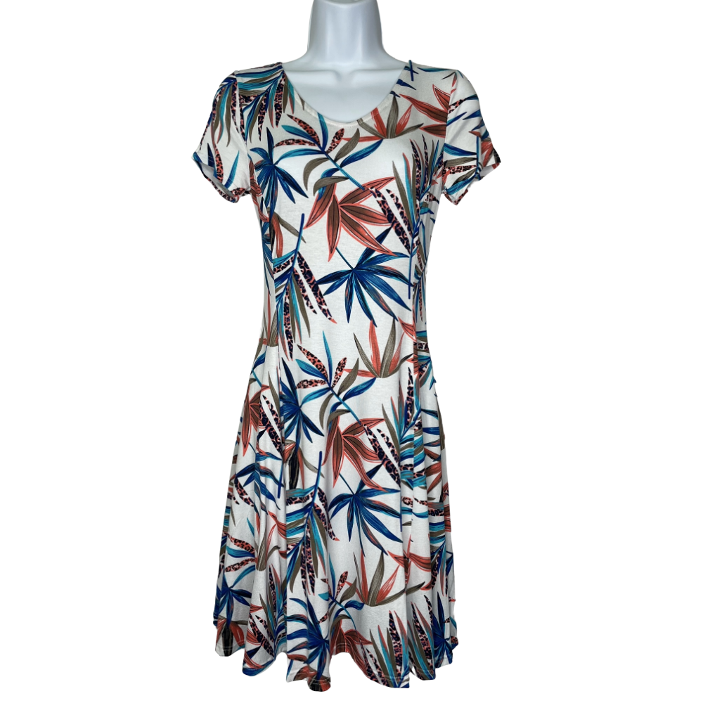 Vitesi Dress - Blue Tropical - Battleford Boutique