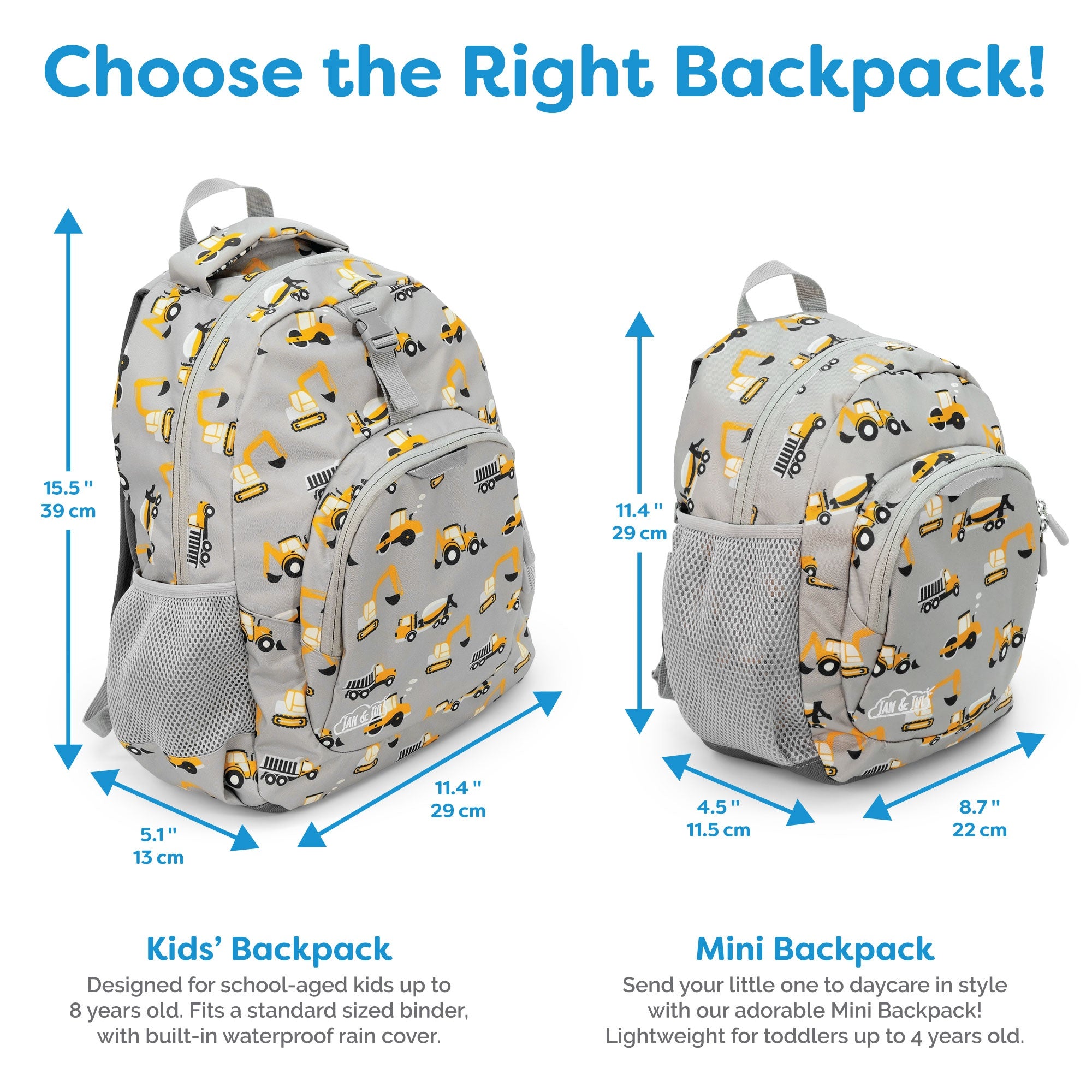 Jan & Jul Backpack – Planet Patrol