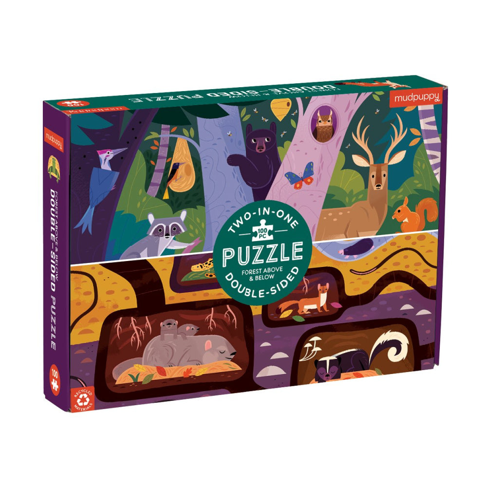 Mudpuppy 100 Pce Puzzle - Forest Above & Below