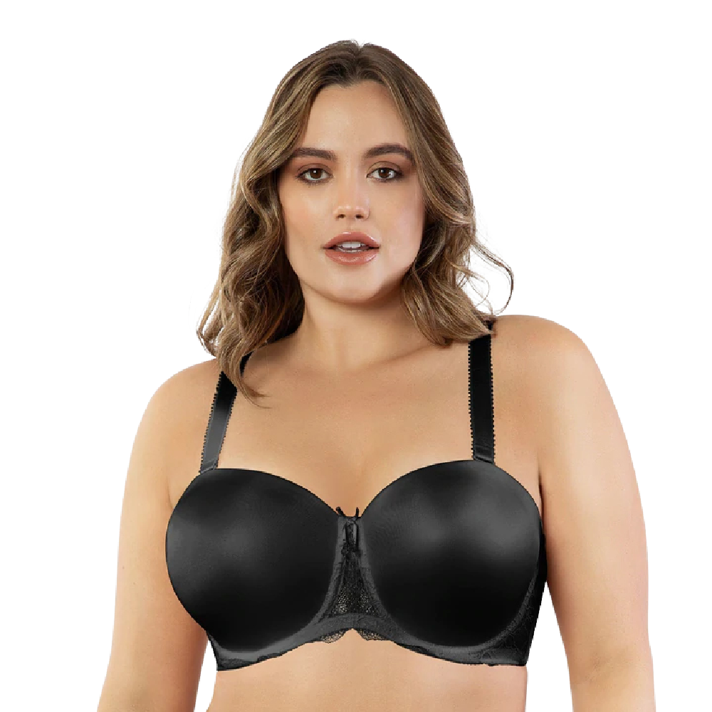 Sheer Lace Underwire Plus Size Lace Bra Nude