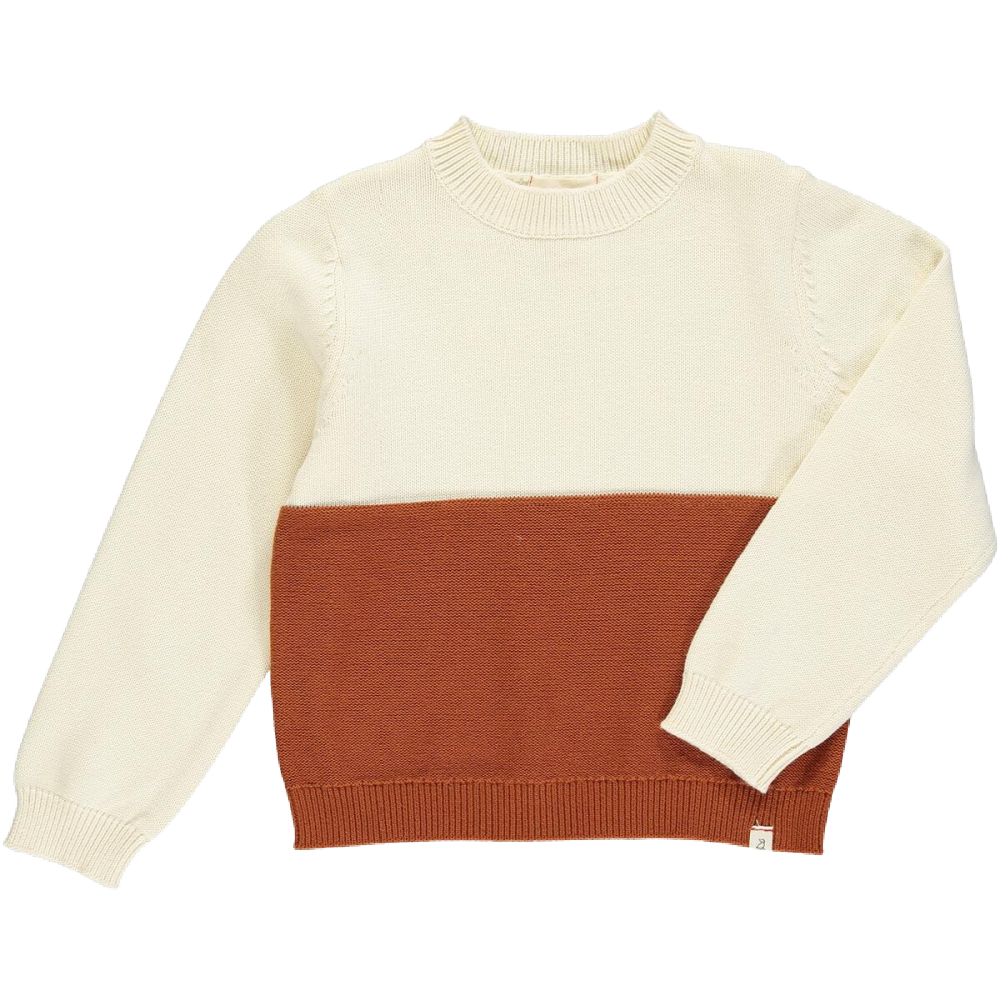 Me & Henry Landrum Sweater - Rust/Cream - Battleford Boutique