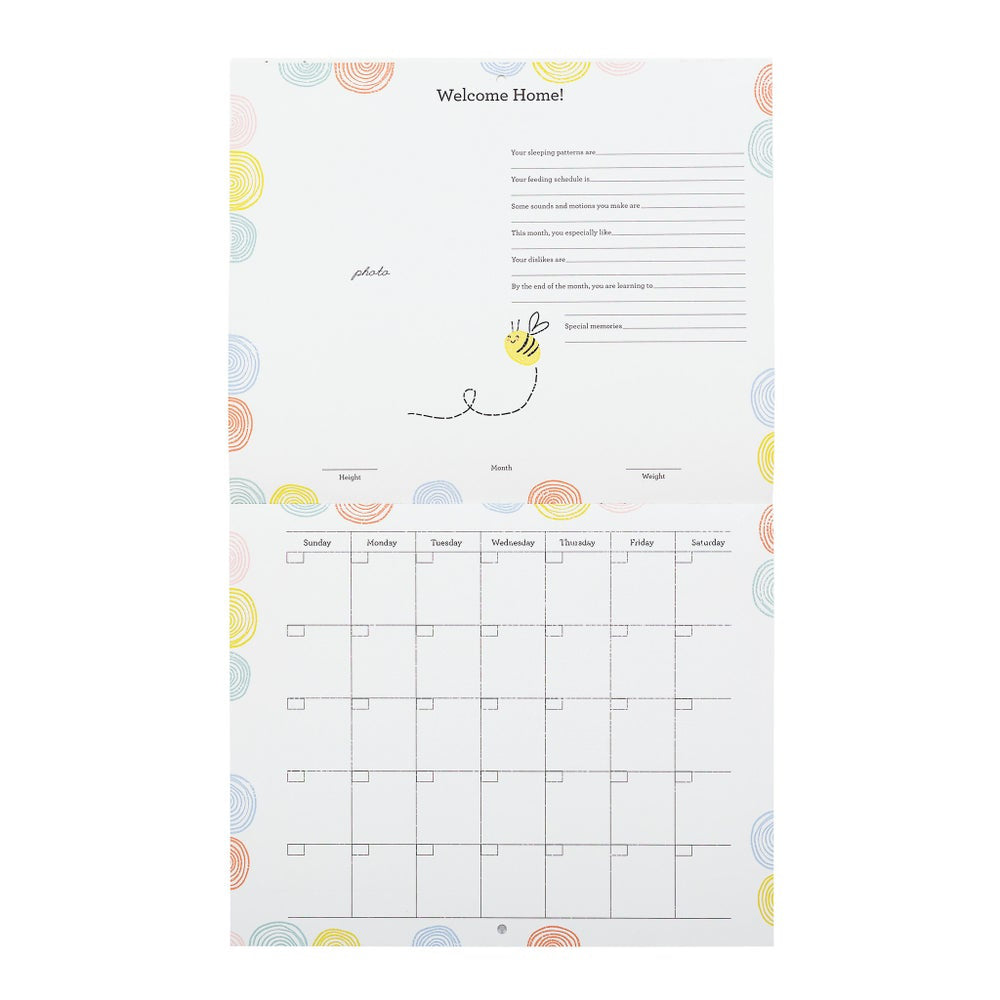 Baby's First Year Calendar - Hello Baby