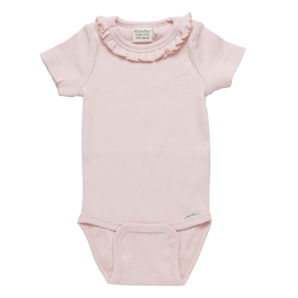 Minymo Onsie - Pink Ruffle - Battleford Boutique