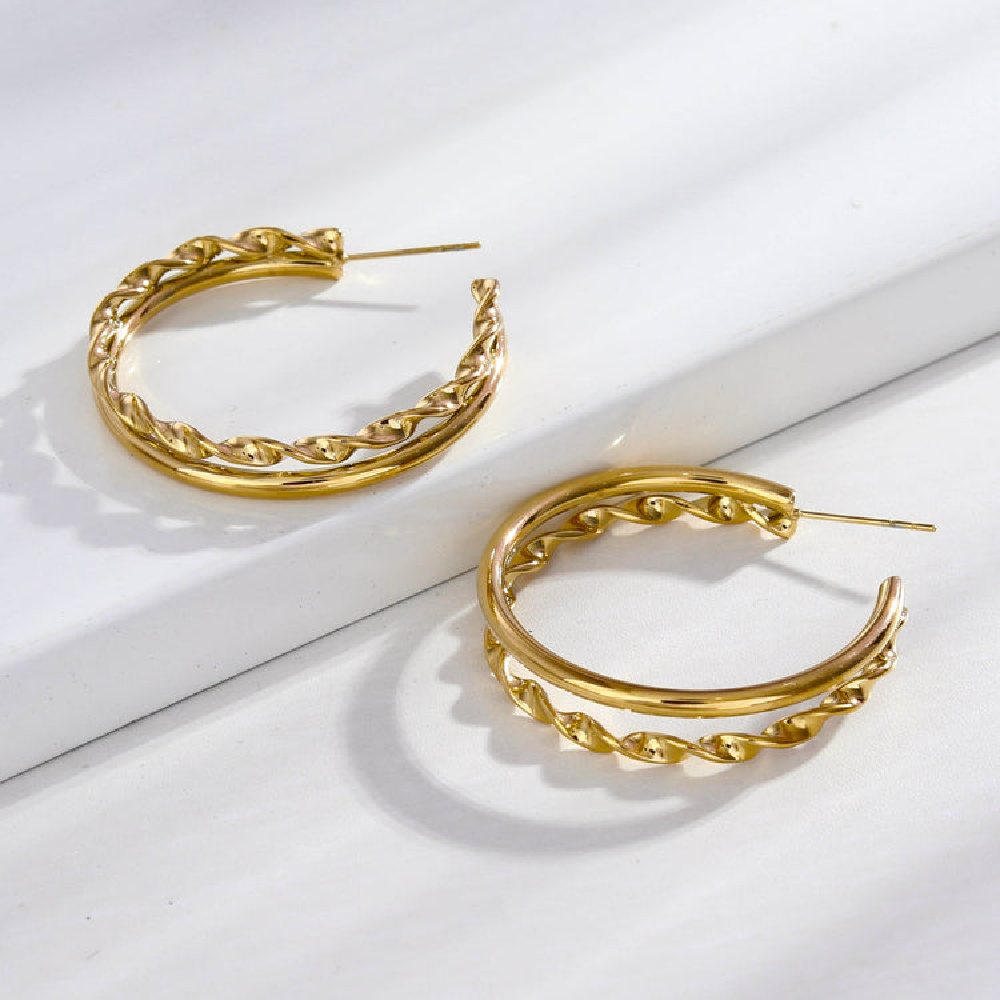 Esme Earrings - Gold - Battleford Boutique