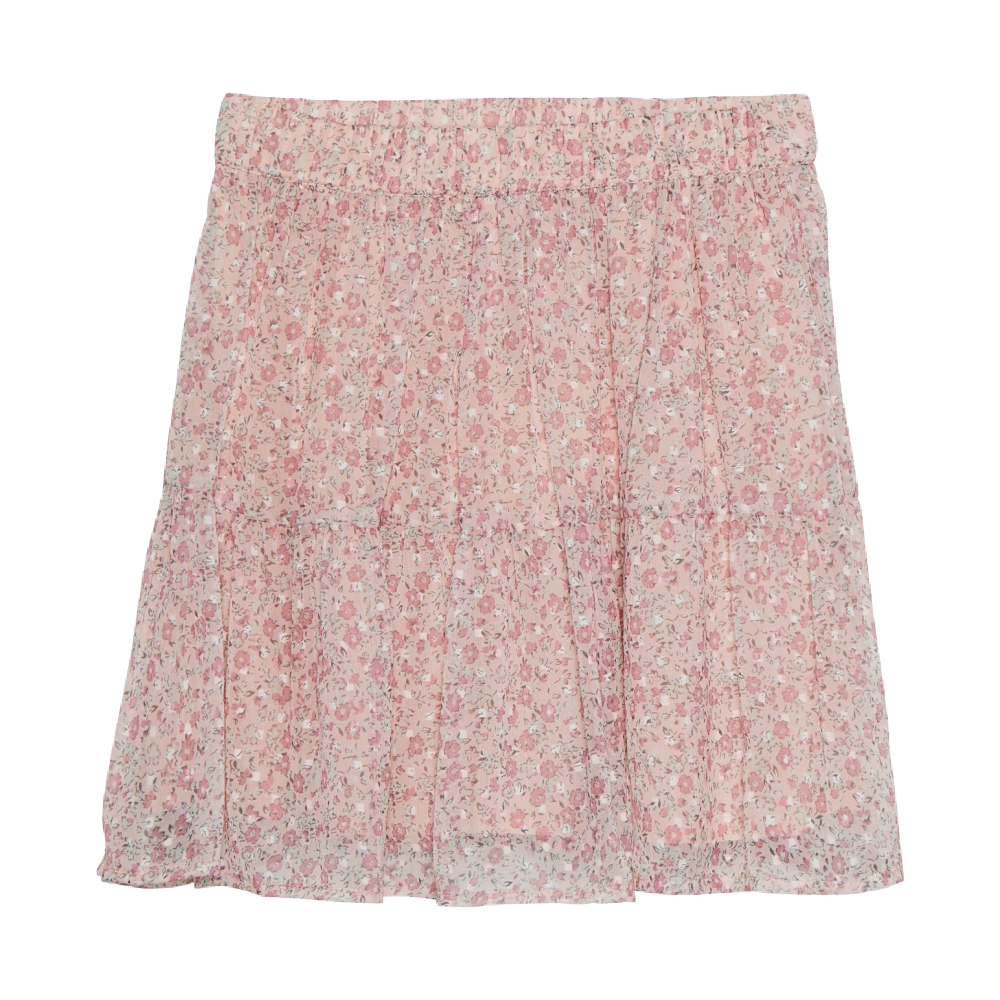 Creamie Skirt - Rose Pink Floral - Battleford Boutique