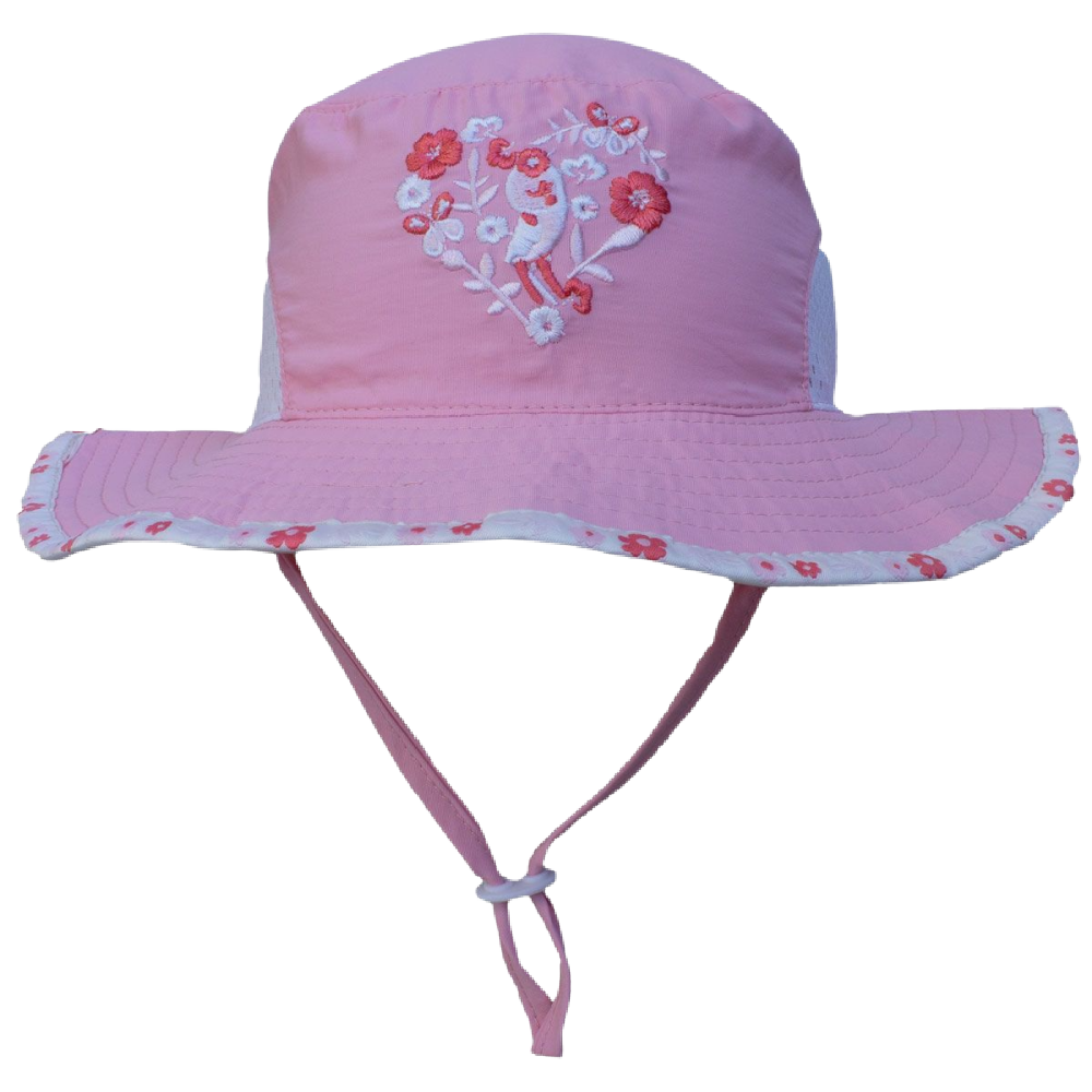 Calikids Girls Bucket Hats Floral Hearts Assorted
