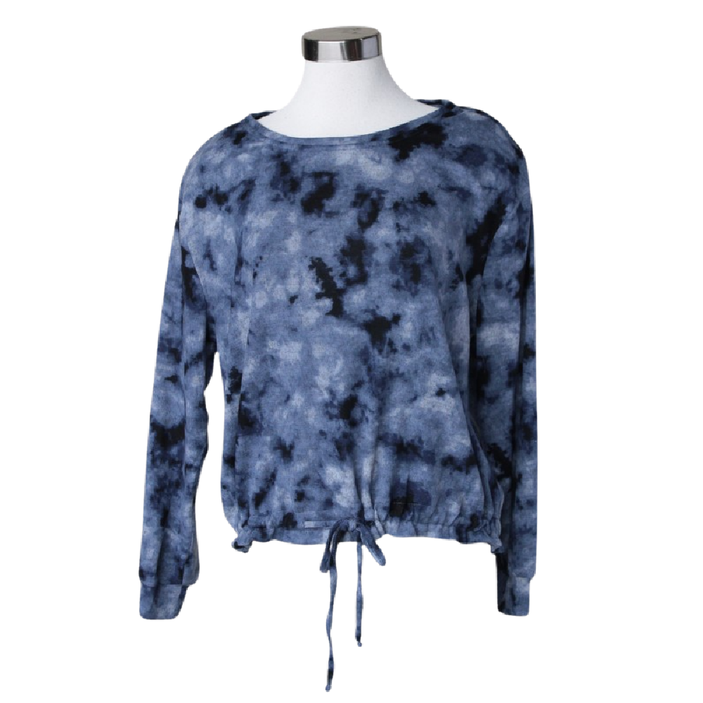 Keren Hart Knit Top - Navy