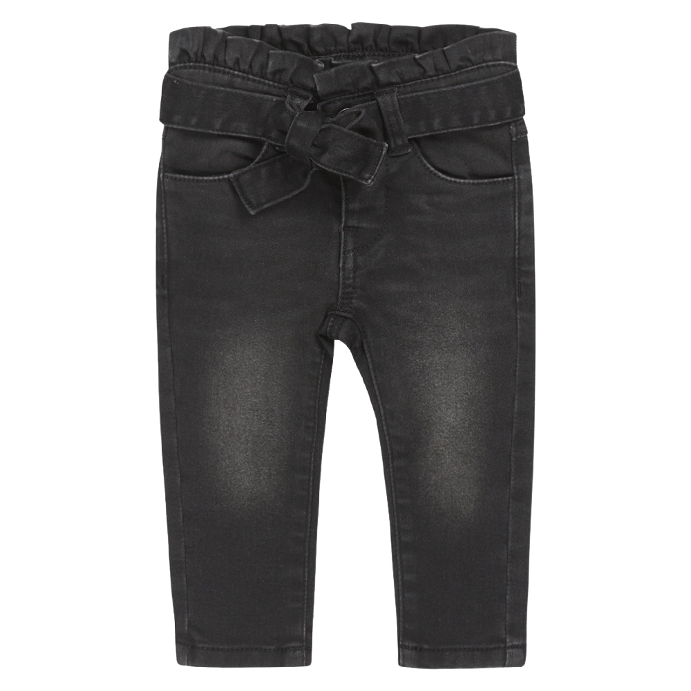 Dirkje Jeans - Paperbag style Black - Battleford Boutique
