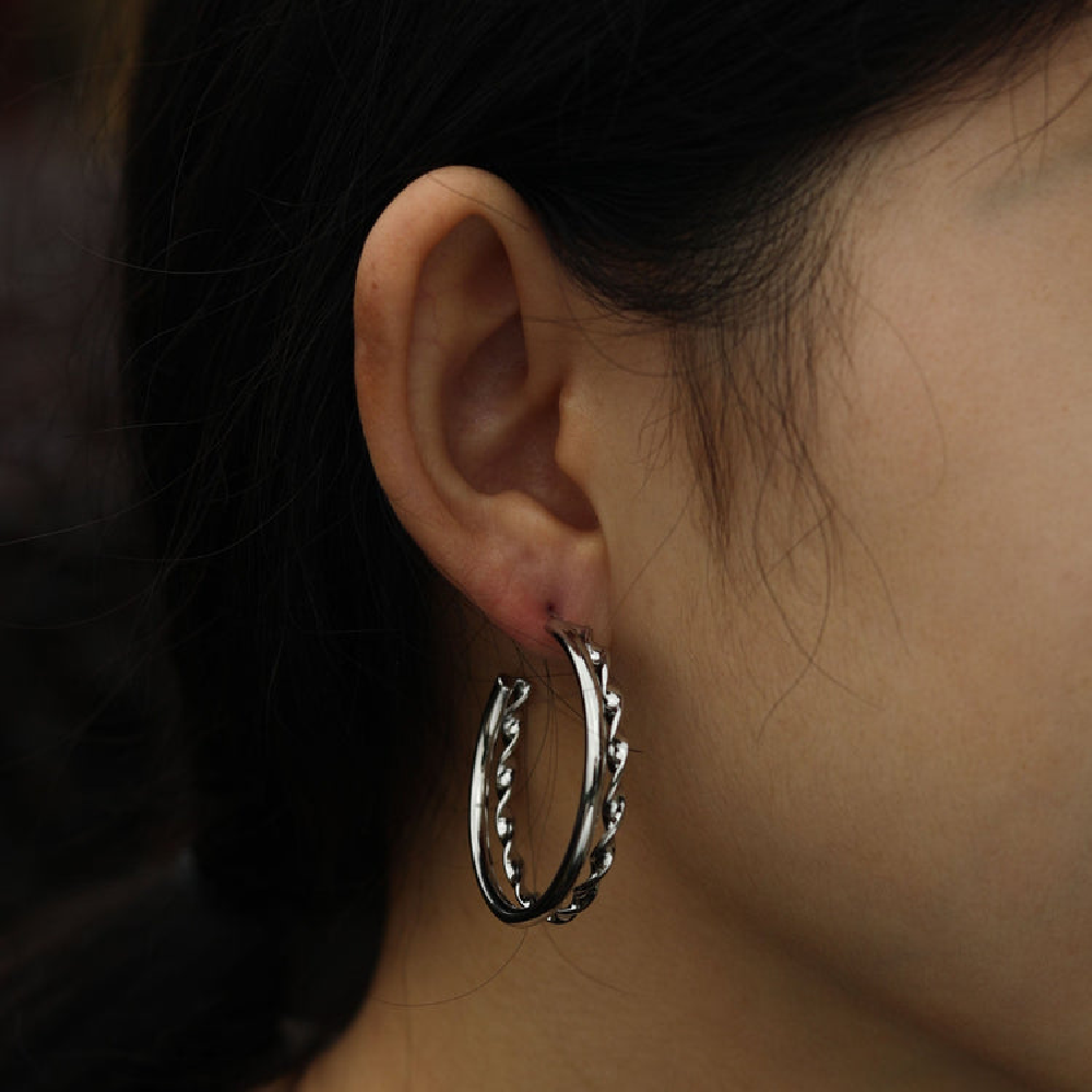 Esme Earrings - Silver