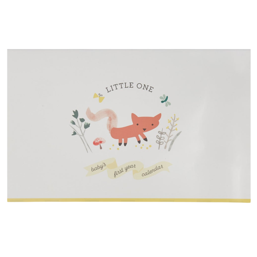 Baby's First Year Calendar - Little One Woodland - Battleford Boutique