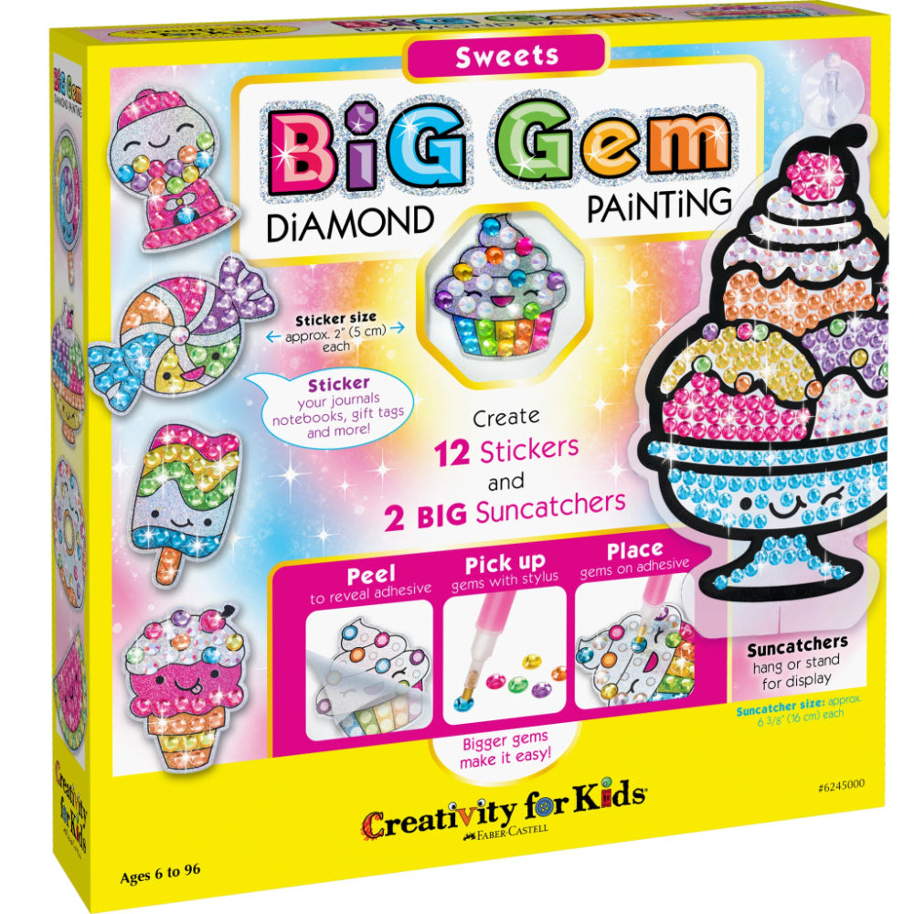 Creativity Kids Big Gem Diamond Painting - Sweets - Battleford Boutique