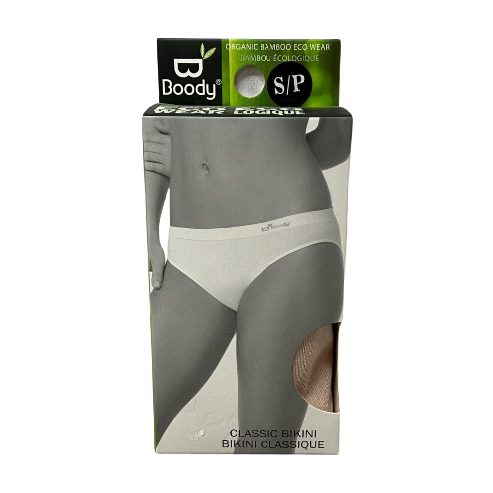 Boody Ecowear for Adult Women's Classic Bikini - Nude 2 - Medium 