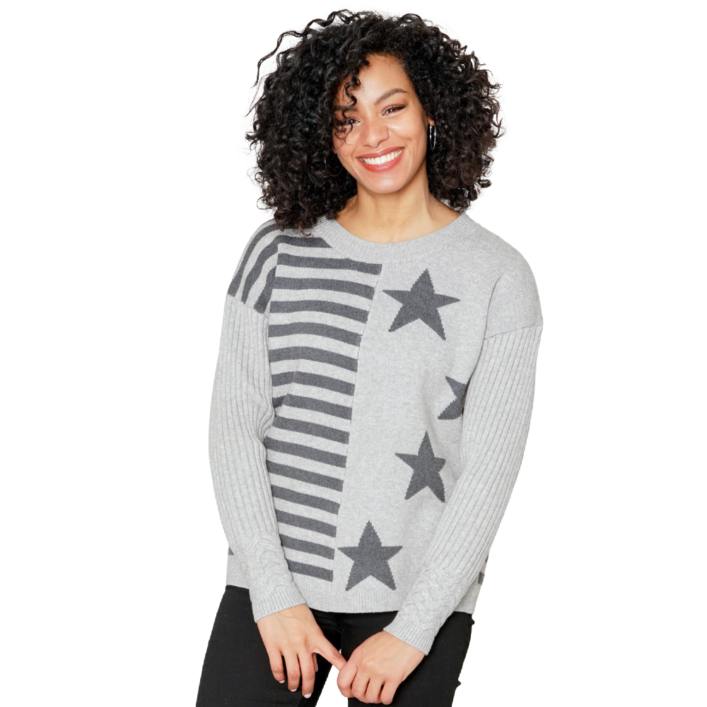 Fashion Concepts Knit Sweater - Grey