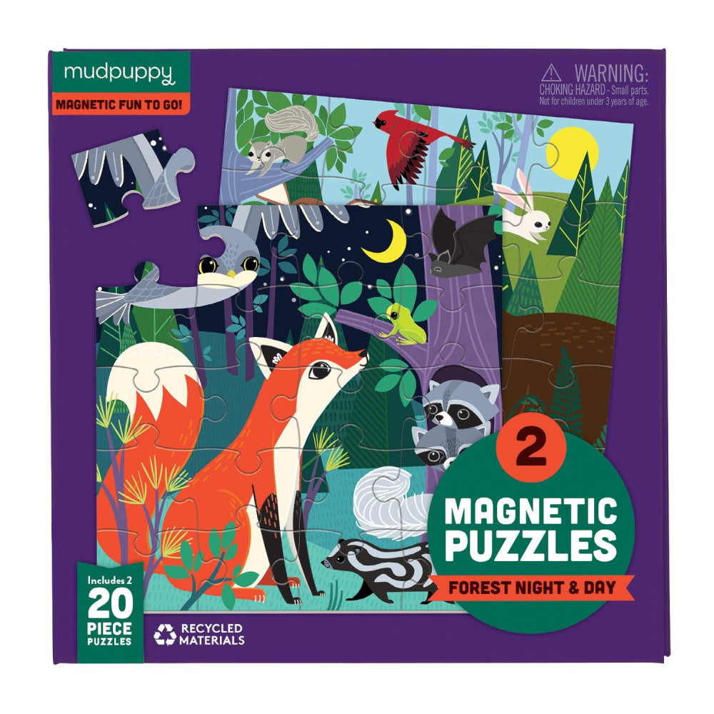 Mudpuppy 20 Pce Magnetic Puzzle Assorted - Battleford Boutique