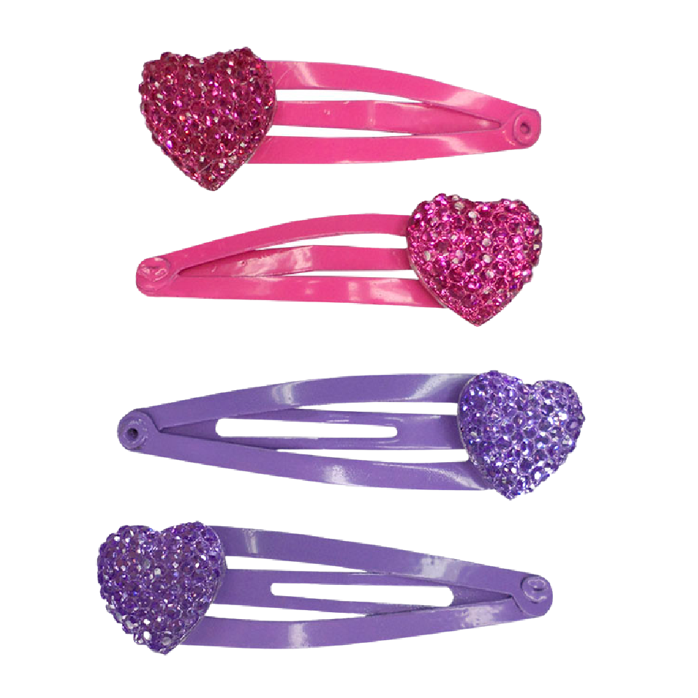 Great Pretenders - Sparkly My Heart Hairclips - Battleford Boutique